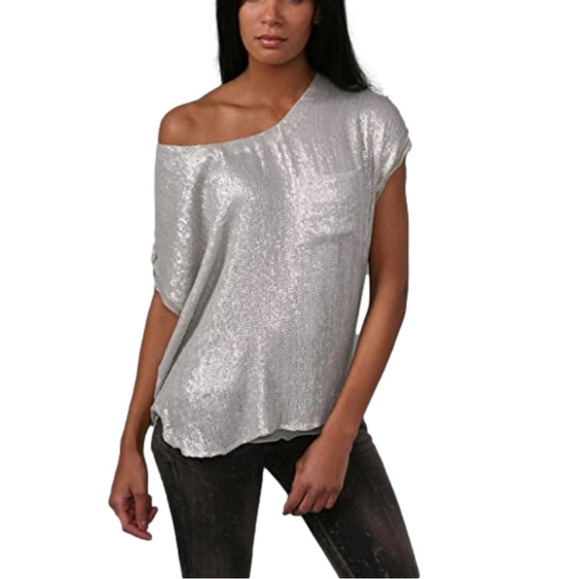 JOIE Joann Sequin Top - Picture 1 of 7